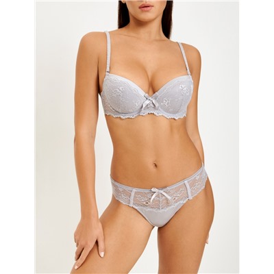 Трусы стринг жен Versailles серый Infinity Lingerie