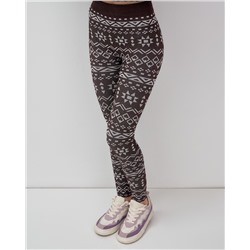 Комплект женского термобелья коричневого цвета 2520K