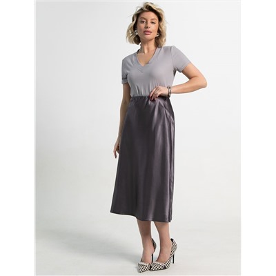 Юбка Коссаль (пыльно-графитовая) Ю15316-46М