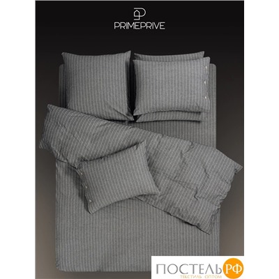 PRIME PRIVE ВАЛЬБО сер/бел (полоса) КПБ 145х205-1/180х220-1/50х70-2, 4 пр., хл.