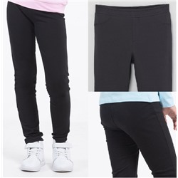 Брюки дев Cherubino 70063-22 черн М 40%