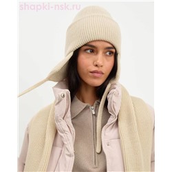 018 KWH Комплект женский (ушанка+шарф) (56-58)