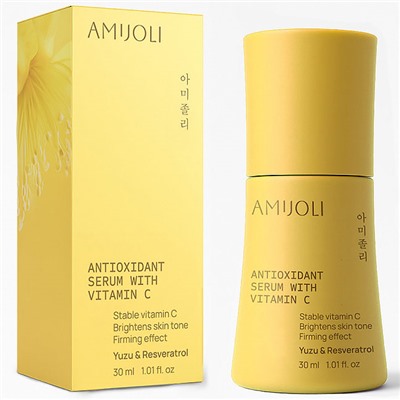 AMIJOLI Антиоксидантная сыворотка с витамином С и экстрактом юдзу и ресвератролом 30 мл