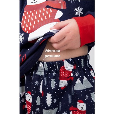 Детская новогодняя пижама Happyfox