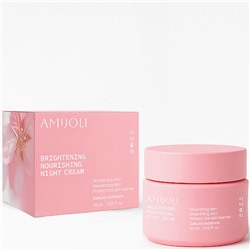 AMIJOLI Ночной питальный крем для лица с экстрактом сакуры и транексановой кислотой 50 мл