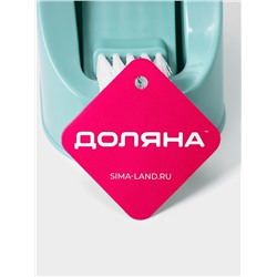 Ёршик для унитаза Доляна, 12×10.5×40.5 см, мятный