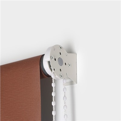 Штора рулонная блэкаут «Нюд», 90×250 см, шоколад