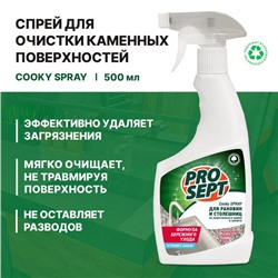 Чистящее средство Prosept Cooky Spray, спрей, для столешниц и раковин из искусственного камня и гранита, 500 мл