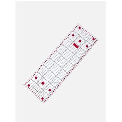 Линейка для квилтинга и пэчворка, 45×15 см, s=3 мм, розовая