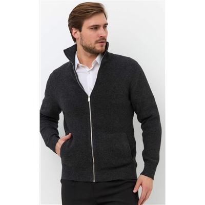Кардиган F511-1552 d.grey melange