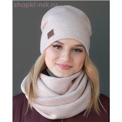 LL 3001 PL 3001 Комплект женский флис (колпак+снуд) (56-58)