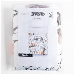 Покрывало 2-спальное «Этель» Adventure, 180×210±5 см, микрофибра