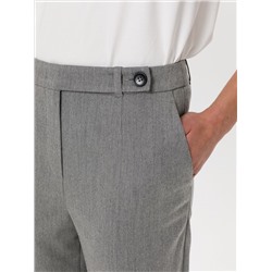 Брюки светло-серые укороченные