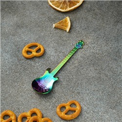 Ложка десертная из нержавеющей стали Magistro «Гитара», длина 12 см, цвет хамелеон