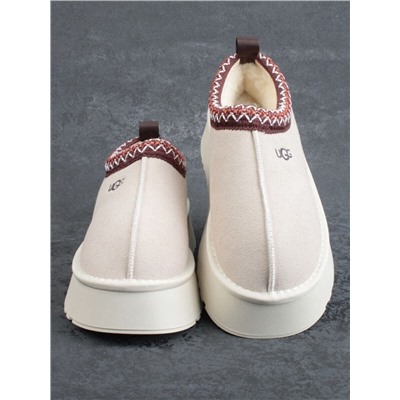 04-X85 BEIGE Угги зимние женские (натуральная замша, натуральная шерсть)