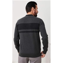 Джемпер F521-1576 grey/black