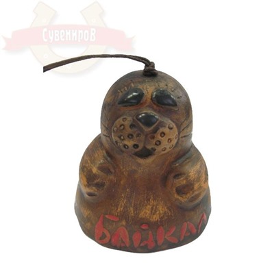 Колокольчик глиняный HM Нерпа 8*6.5см