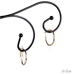 Серьги-кольца 2 см / 953A-1 /уп 12/золото