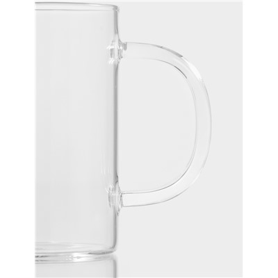 Кружка Magistro «Маг», 430 мл, 7.9×10.5х см, боросиликатное стекло, прозрачная