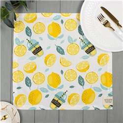 Салфетка «Этель. Лимонад», 40×40 см, сатин 110 г/м²