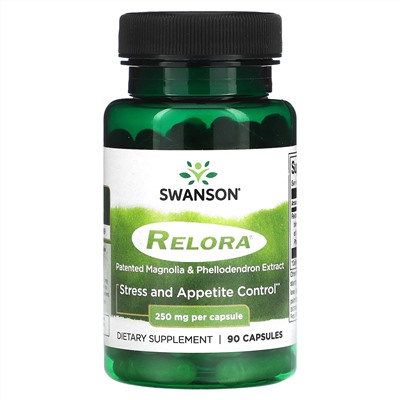 Swanson, Relora, 250 мг, 90 капсул