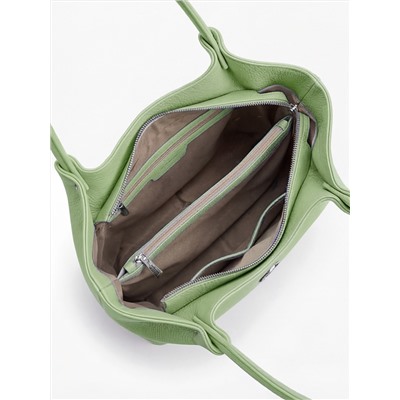 Женская кожаная сумка Richet 3315LN 871 Зеленый