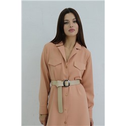 10539 Платье-рубашка с английским воротником (остаток: 42-44)