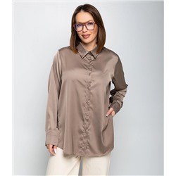 Рубашка #ОКТ085005, капучино