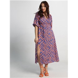 Платье Неповторимая (оранжевое) П15500-34М