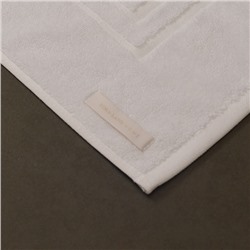 Коврик махровый SL HOME: Basic "Блан де Блан" 50х70 см, 100% хлопок, 730 г/м2