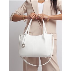 Женская кожаная сумка Richet 2390LN 762 Белый