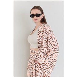 Костюм  SET056/03/Молочный, коричневый