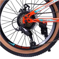 Велосипед 20" рама 10" 7sp COMIRON SMART красный