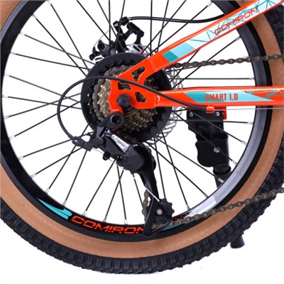 Велосипед 20" рама 10" 7sp COMIRON SMART красный