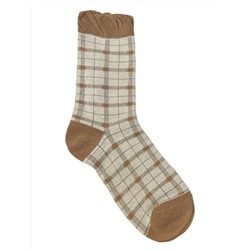 Носки р.35-40 «Brown Beat» Клеточка