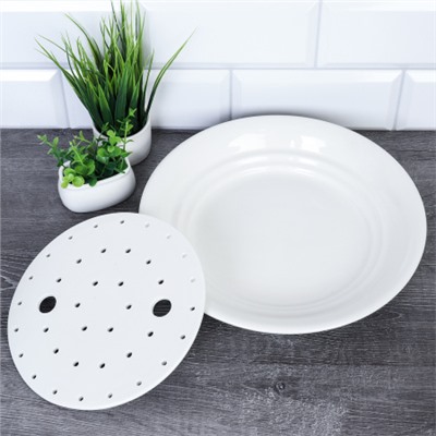 Блюдо сито 26х4 см / RT-195 /уп 20/ для пельменей