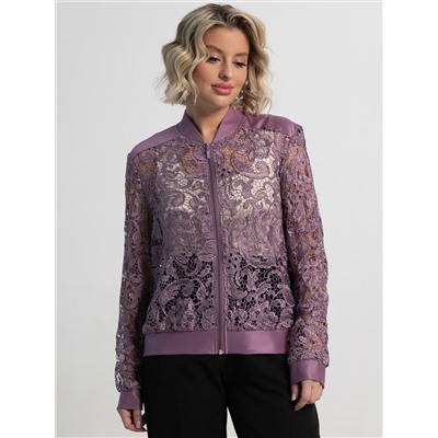 Жакет кружевной Индола (сиреневый) Б15325-3М