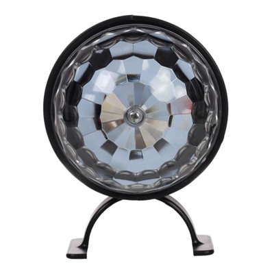 Проектор диско-шар горизонтальный вращающийся, LED/XX-52/уп 50/свечение: красный-зеленый-синий /3 Вт/степень защиты: IP22/питание: 220 V/провод: 95 см