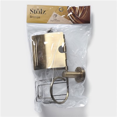 Держатель для туалетной бумаги Stölz bacic Bronze, подставка, 25.5×13.5×12 см, бронзовый