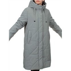 1132 GRAY Пальто зимнее облегченное женское (холлофайбер 150 гр.)