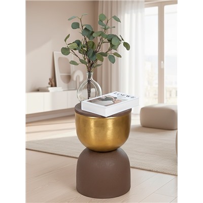 Столик кофейный «Кофе с золотом», 30×30×45 см