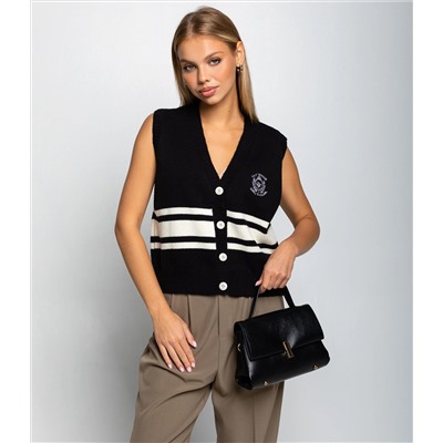 Жилет #КТ866 (3), чёрный