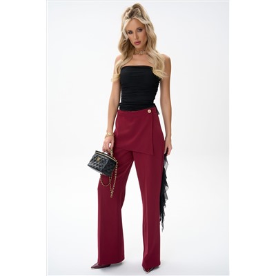Брюки Агния (бордовый)