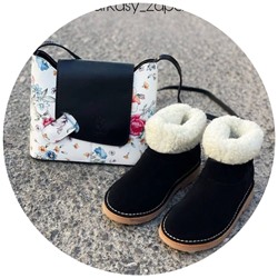 Ab.Zapatos UGY NEW R NEGRO+Vera pelle flores АКЦИЯ