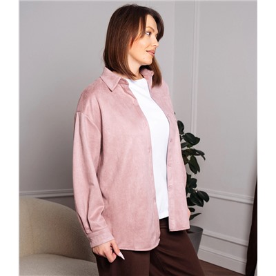 Рубашка #КТ1320, пыльная роза