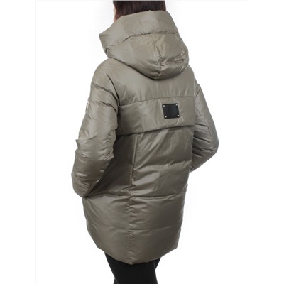 78 GRAY GREEN Куртка зимняя женская (200 гр. холлофайбер)