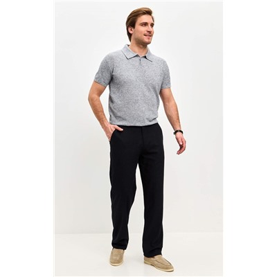 Брюки лен P511-0852 navy