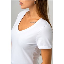 Женская футболка с V образным вырезом Happyfox