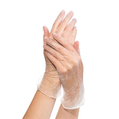 Перчатки виниловые прозрачные Primo Achromos Vinyl, размер  XL, 100 шт. (50 пар)