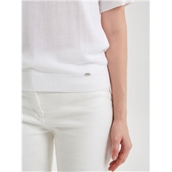 Джемпер вязаный с короткими рукавами